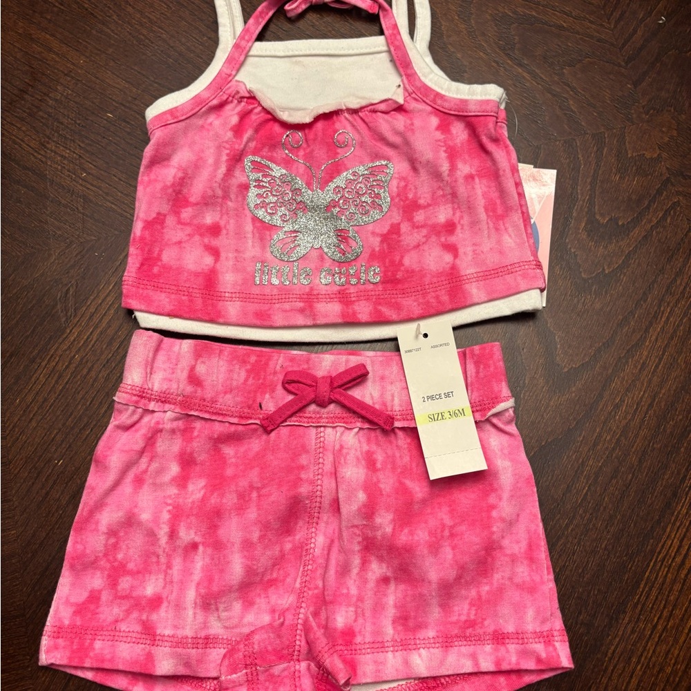 Vintage Baby Q Little Cutie Y2K Outift 3/6 Months